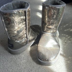 Sequin UGG boots
